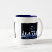 Tasse 2 Couleurs Musique de Noël (Devant droit)