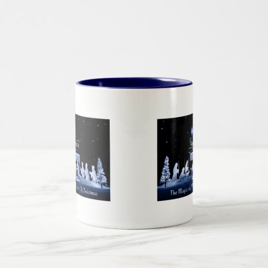 Tasse 2 Couleurs Musique de Noël (Centre)