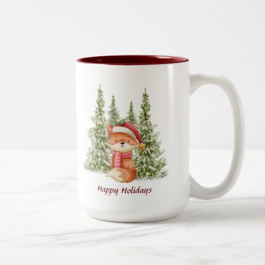 Tasse 2 Couleurs Musique de Noël (Droit)