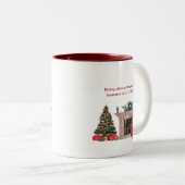 Tasse 2 Couleurs Musique de Noël (Devant droit)