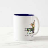 Tasse 2 Couleurs Musique de Noël (Devant droit)