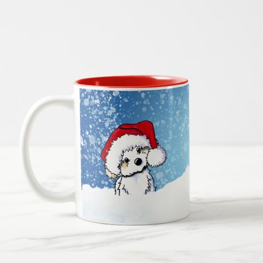 Tasse 2 Couleurs Musique de Noël Havanaise (Gauche)