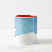 Tasse 2 Couleurs Musique de Noël Havanaise (Centre)