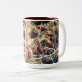 Tasse 2 Couleurs Musique de Noël Treehouse (Devant droit)