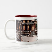 Tasse 2 Couleurs Musique de Noël victorienne (Gauche)