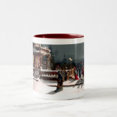 Tasse 2 Couleurs Musique de Noël victorienne (Centre)