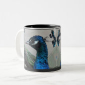 Tasse 2 Couleurs Musique de paon (Devant gauche)