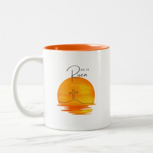 Tasse 2 Couleurs Musique de Pâques (Gauche)