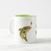 Tasse 2 Couleurs Musique de pêche (Devant gauche)