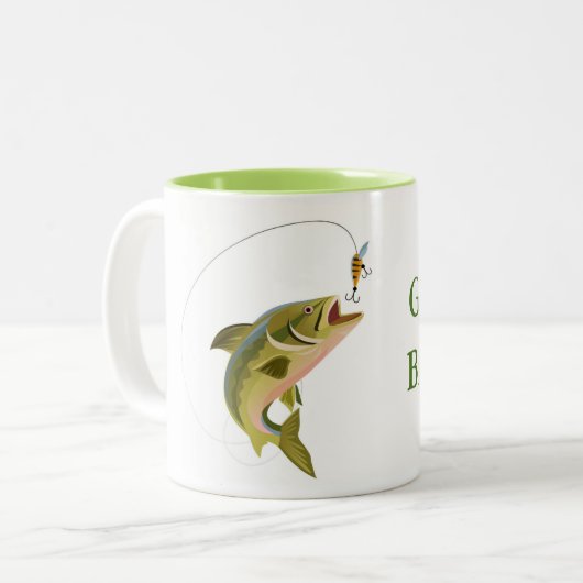 Tasse 2 Couleurs Musique de pêche (Devant gauche)