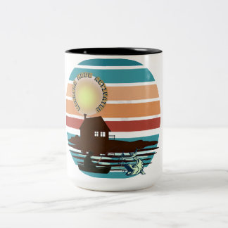 Tasse 2 Couleurs Musique de pêche du week-end