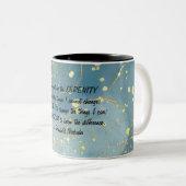 Tasse 2 Couleurs Musique de prière de sérénité (Devant droit)