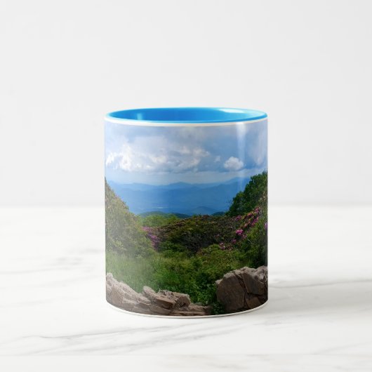 Tasse 2 Couleurs Musique de printemps Blue Ridge (Centre)
