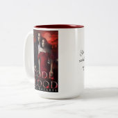 Tasse 2 Couleurs Musique de sang de code (Devant gauche)