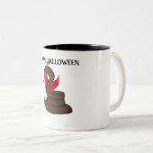 Tasse 2 Couleurs Musique de serpent vampire (Devant droit)