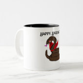 Tasse 2 Couleurs Musique de serpent vampire (Devant gauche)