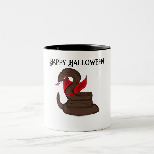 Tasse 2 Couleurs Musique de serpent vampire (Centre)