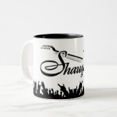 Tasse 2 Couleurs Musique de Shaughnessy (Devant gauche)