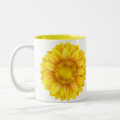 Tasse 2 Couleurs Musique de tournesol (Gauche)