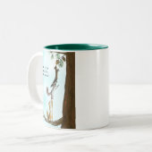 Tasse 2 Couleurs Musique de travail d'équipe (Devant gauche)