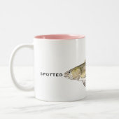 Tasse 2 Couleurs Musique de truite | Musique de poisson (Gauche)