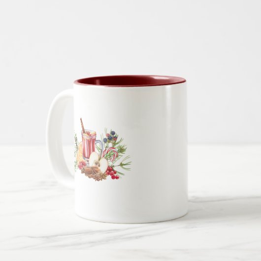 Tasse 2 Couleurs Musique de vacances (Devant gauche)