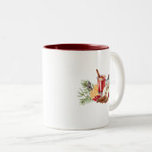 Tasse 2 Couleurs Musique de vacances (Devant droit)