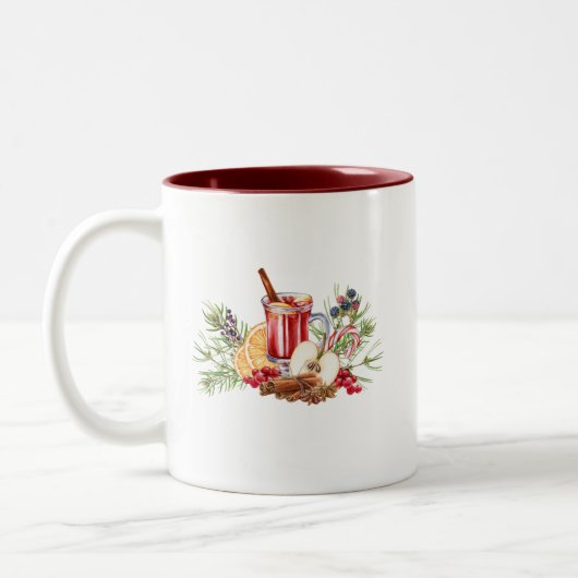 Tasse 2 Couleurs Musique de vacances (Gauche)