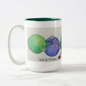 Tasse 2 Couleurs Musique de vacances (Gauche)