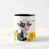 Tasse 2 Couleurs Musique de vache du pays (Centre)