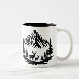 Tasse 2 Couleurs Musique de vie sauvage majestueuse