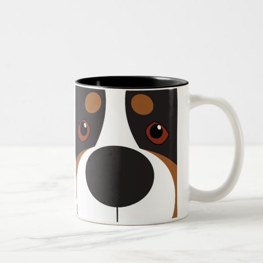 Tasse 2 Couleurs Musique de visage Swissy (Droit)