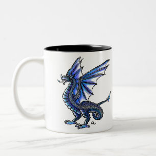 Tasse 2 Couleurs Musique de wyvern bleu