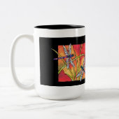 Tasse 2 Couleurs Musique des libellules (Gauche)