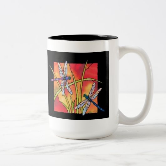 Tasse 2 Couleurs Musique des libellules (Droit)