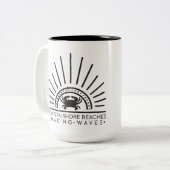 Tasse 2 Couleurs Musique des plages de la côte Est (Devant gauche)