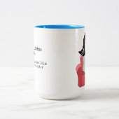 Tasse 2 Couleurs Musique des pups OUAC (Centre)