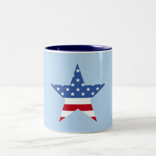 Tasse 2 Couleurs Musique d'étoile patriotique