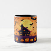 Tasse 2 Couleurs Musique d'Halloween (Centre)