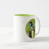 Tasse 2 Couleurs Musique d'hirondelle (Devant droit)