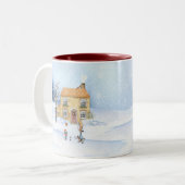 Tasse 2 Couleurs Musique d'hiver (Devant gauche)