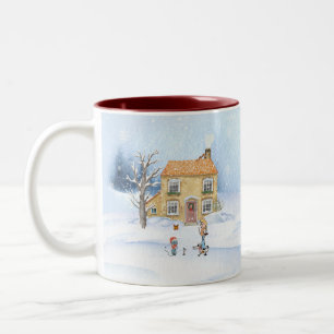Tasse 2 Couleurs Musique d'hiver