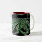 Tasse 2 Couleurs Musique dragon (Devant droit)