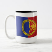 Tasse 2 Couleurs Musique drapeau de la nation Comanche (Gauche)