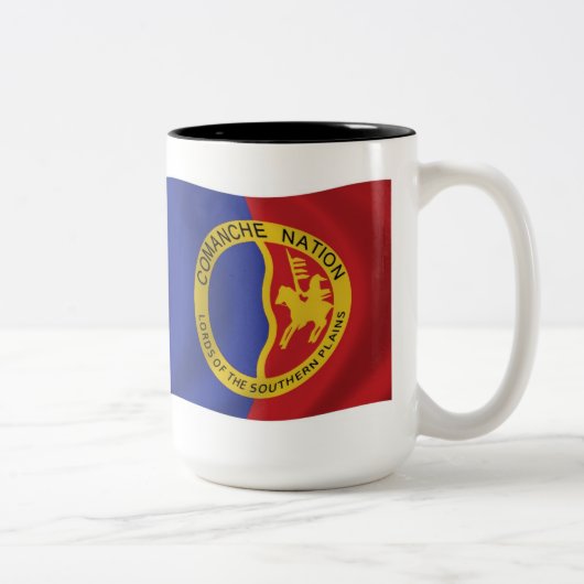Tasse 2 Couleurs Musique drapeau de la nation Comanche (Droit)