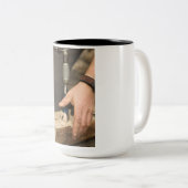 Tasse 2 Couleurs Musique du charpentier (Devant droit)