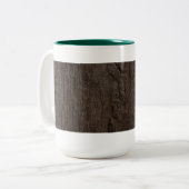 Tasse 2 Couleurs Musique en bois foncé (Devant gauche)