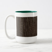 Tasse 2 Couleurs Musique en bois foncé (Gauche)