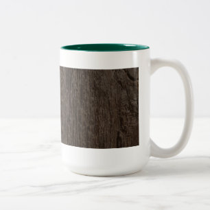 Tasse 2 Couleurs Musique en bois foncé