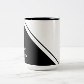 Tasse 2 Couleurs Musique Enseignant Noir Blanc tendance (Centre)